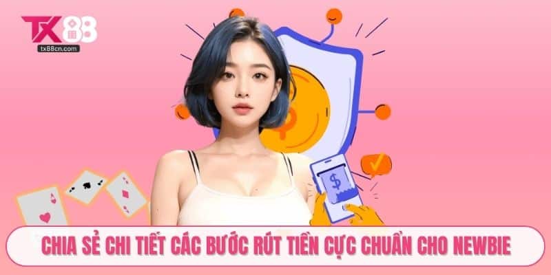 Chia sẻ chi tiết các bước rút tiền cực chuẩn cho newbie