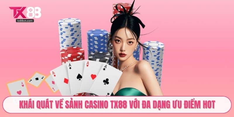 Khái quát về sảnh Casino TX88 với đa dạng ưu điểm hot